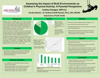 Assessing the Impact of the Built Environment on Children's Physical ...