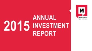 ANNUAL
INVESTMENT
REPORT
2015
 