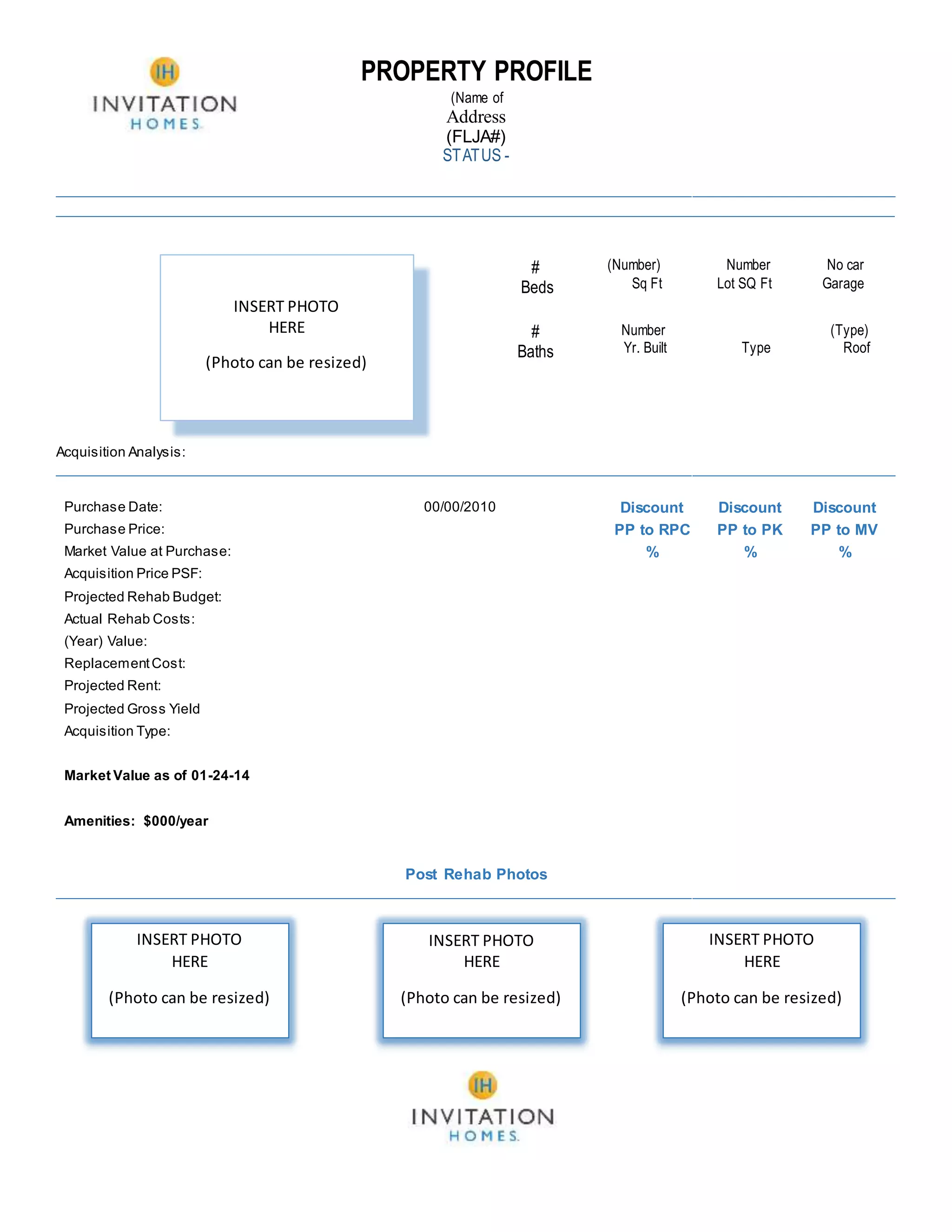 PROPERTY PROFILE TEMPLATE-JAX | PDF