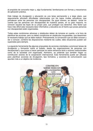 HI 89e - Por un mundo accesible e inclusivo : guia basica para comprender y utilizar la Convencion sobre los derechos de las personas con discapacidad (Español - Spanish) Slide 75