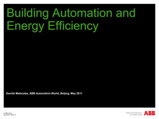 Intelligent building control and smart home | PPT