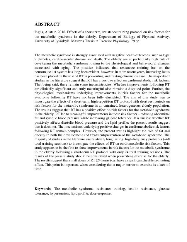 Csi syndrome dissertation