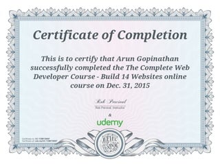 Complete Web Developer