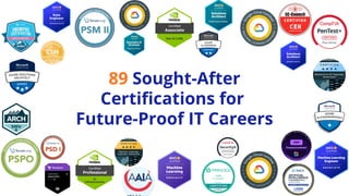 A collection of 89 IT certifications for new careers | PDF