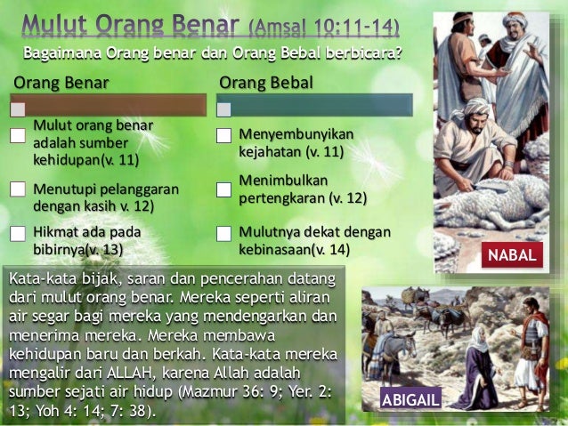 Pelajaran Sekolah SABAT ke-5 Triwulan 1 2015