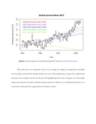 A Zero Dimensional Energy Balance Model for Earth Systems | PDF