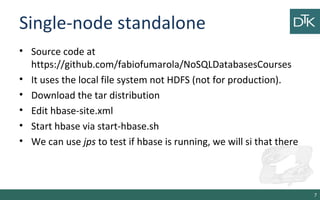 8a. How To Setup HBase with Docker | PPT