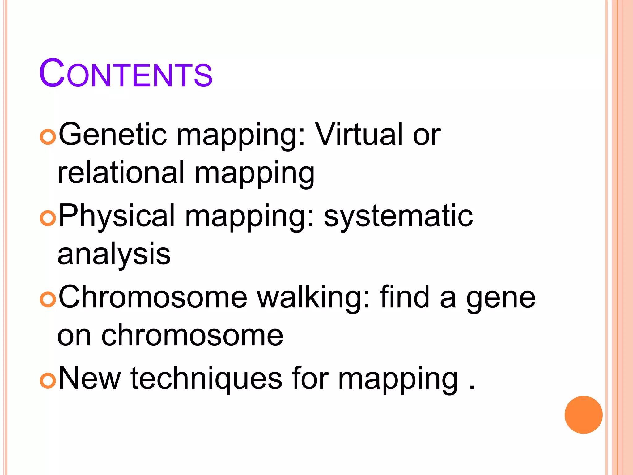 Molecular mapping | PPTX