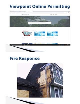 Viewpoint Online Permitting
Fire Response
 
