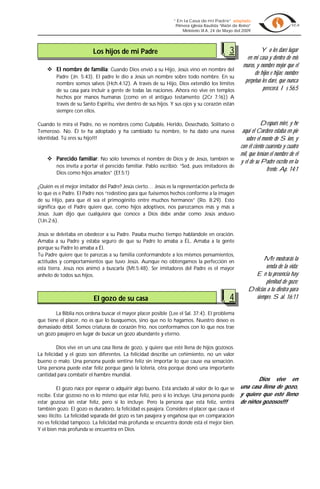 En la Casa de mi Padre 7