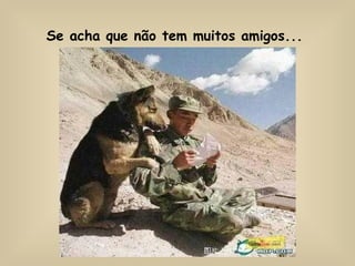 Se acha que não tem muitos amigos...   