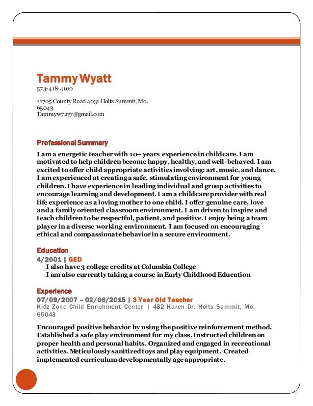 Tammy Wyatt Resume 2016 Tammy Wyatt Resume 2016