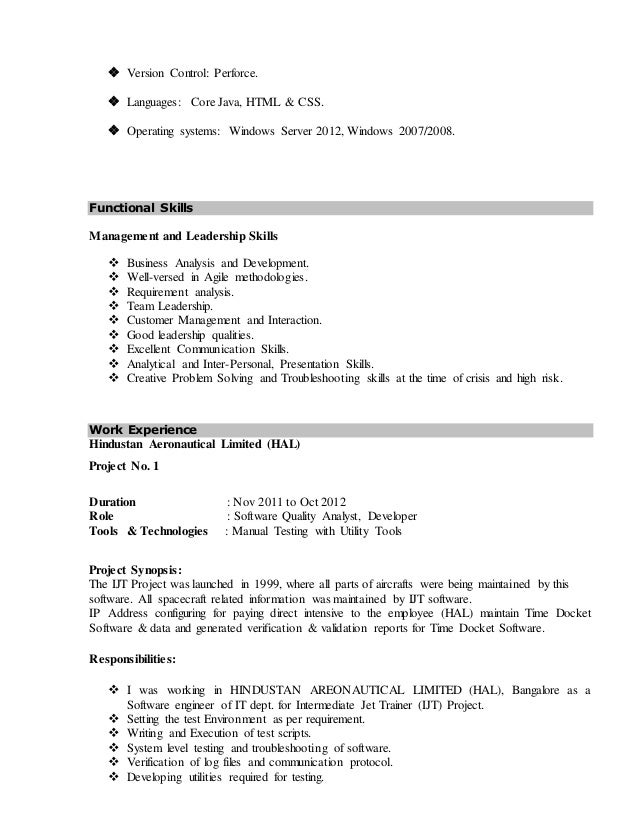 Experience On C Selenium Webdriver Resume Experience On C Selenium Webdriver Resume