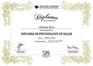 Psychology of Sales June 2015