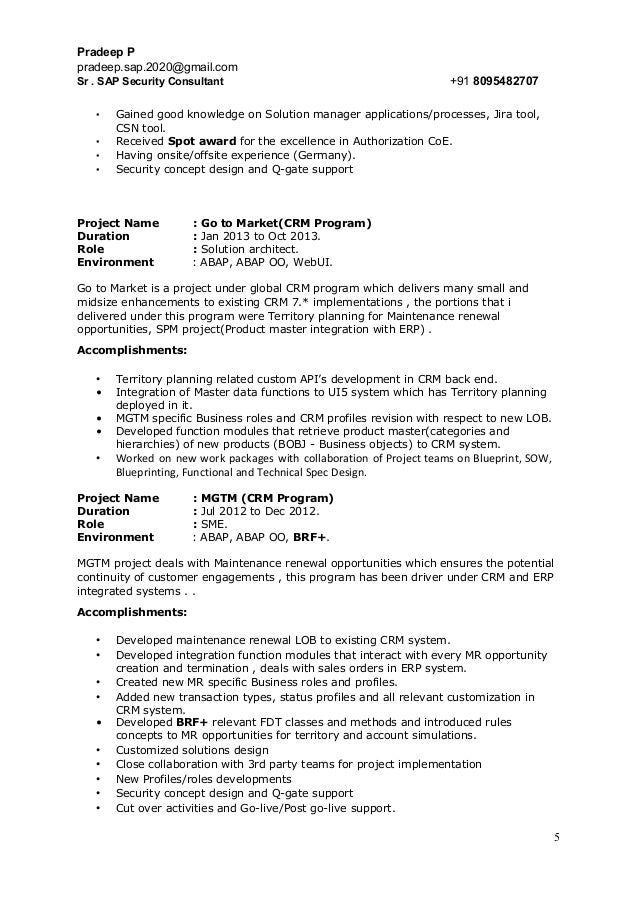solution architect profile