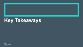 Key Takeaways
 