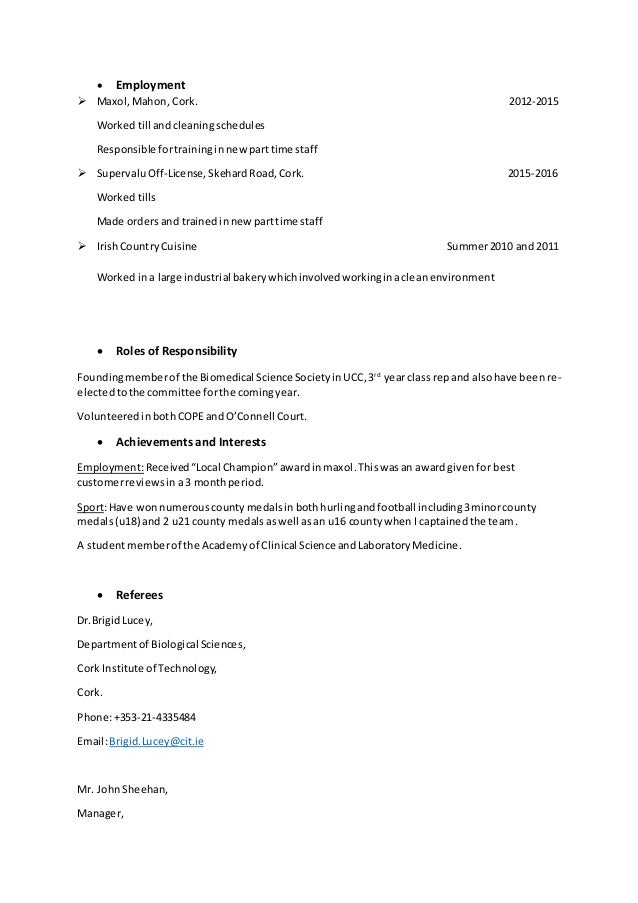scientific cv scientific cv