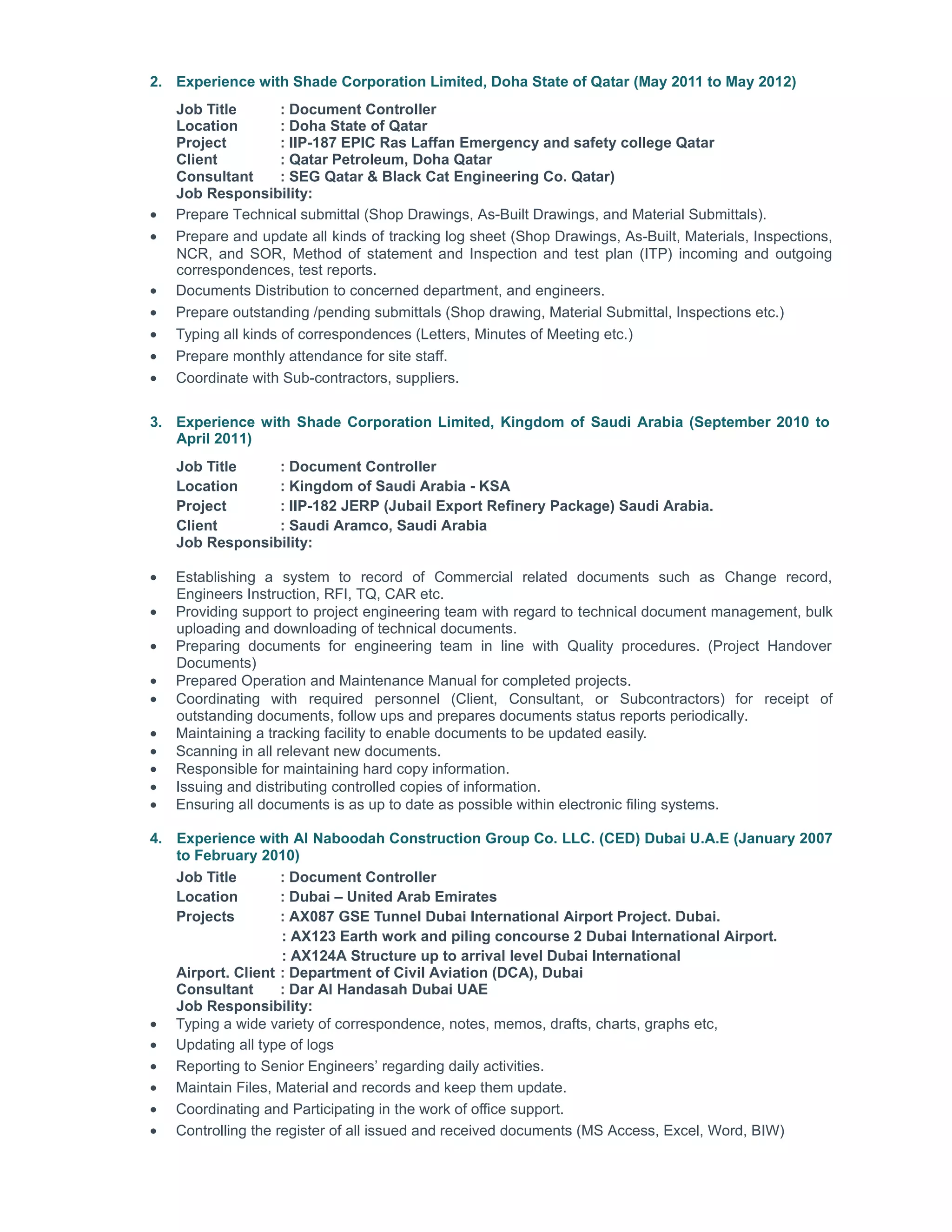 DOCUMENT CONTROLLER_8 YEARS EXPERIENCE (1) | DOC