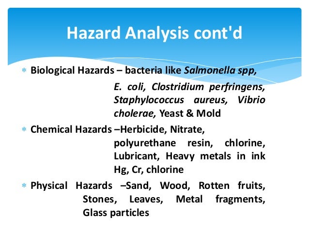 how can occur contamination chemical Manual for HACCP (2) jam industry how can occur contamination chemical Manual for HACCP (2) jam industry
