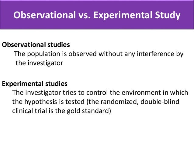 What Is An Observational Study