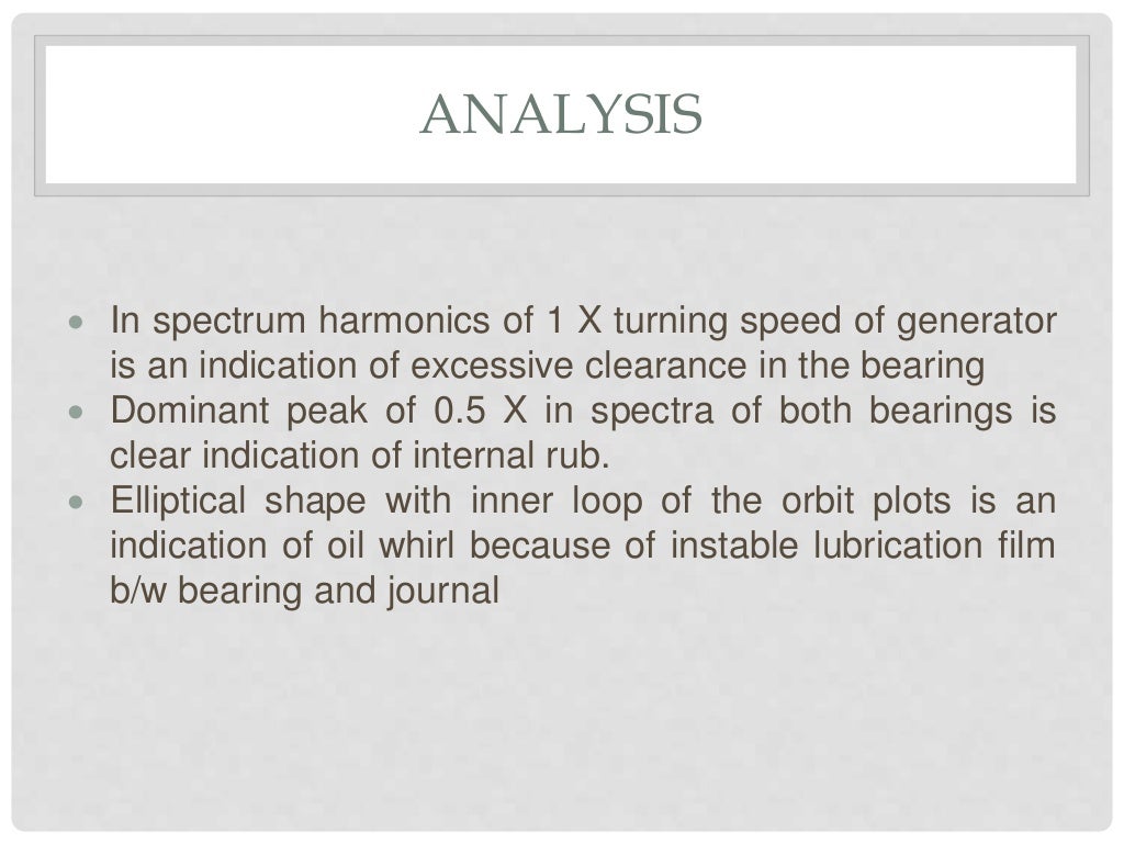 Vibration Analysis Report