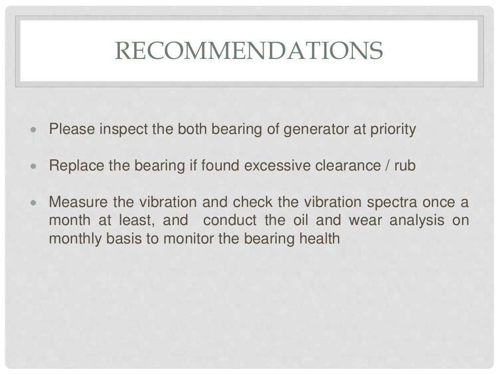 Vibration Analysis Report