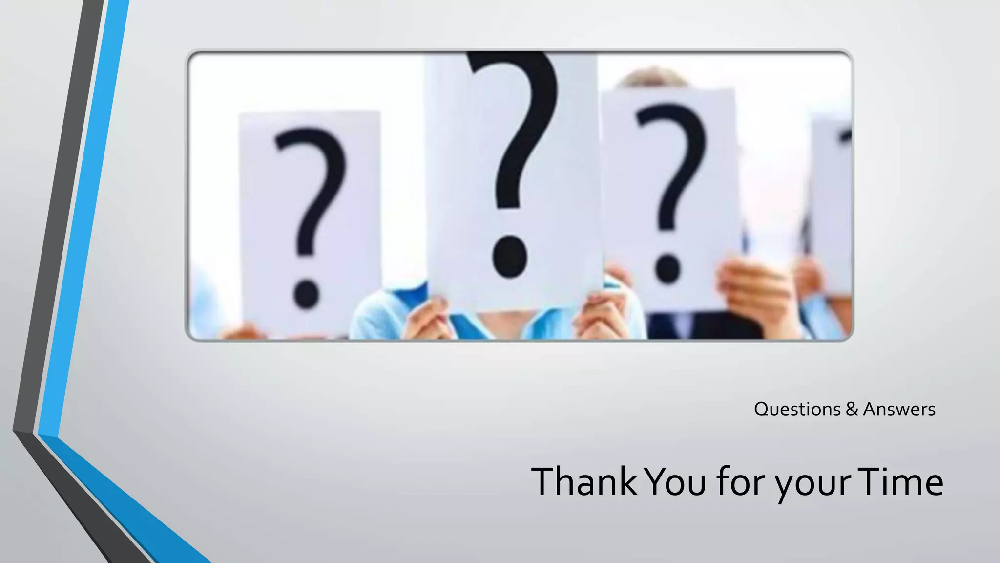 ThankYou for yourTime
Questions & Answers
 