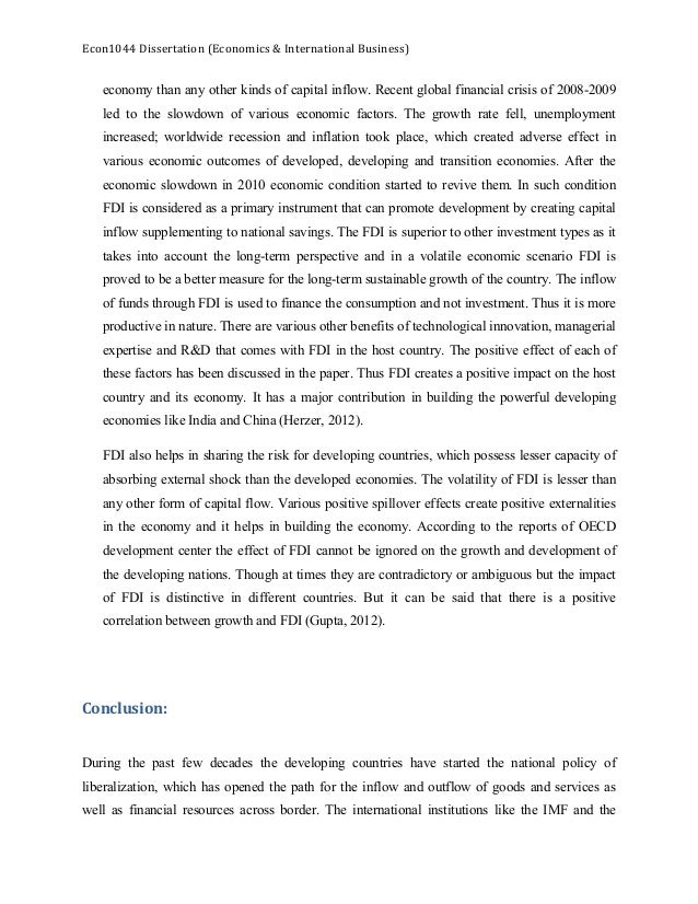 Dissertation thesis business