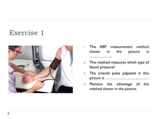 8_Arterial blood pressure measurement for medical students_physiology ...
