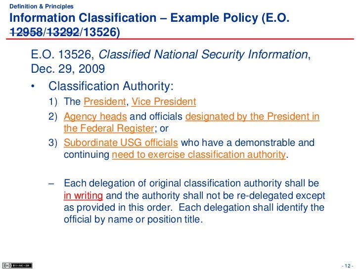 Original Classification Example Who Are Original Classification Authorities? – BIKTI
