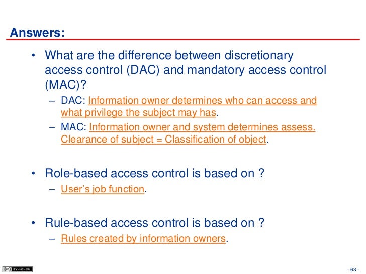 8 Access Control