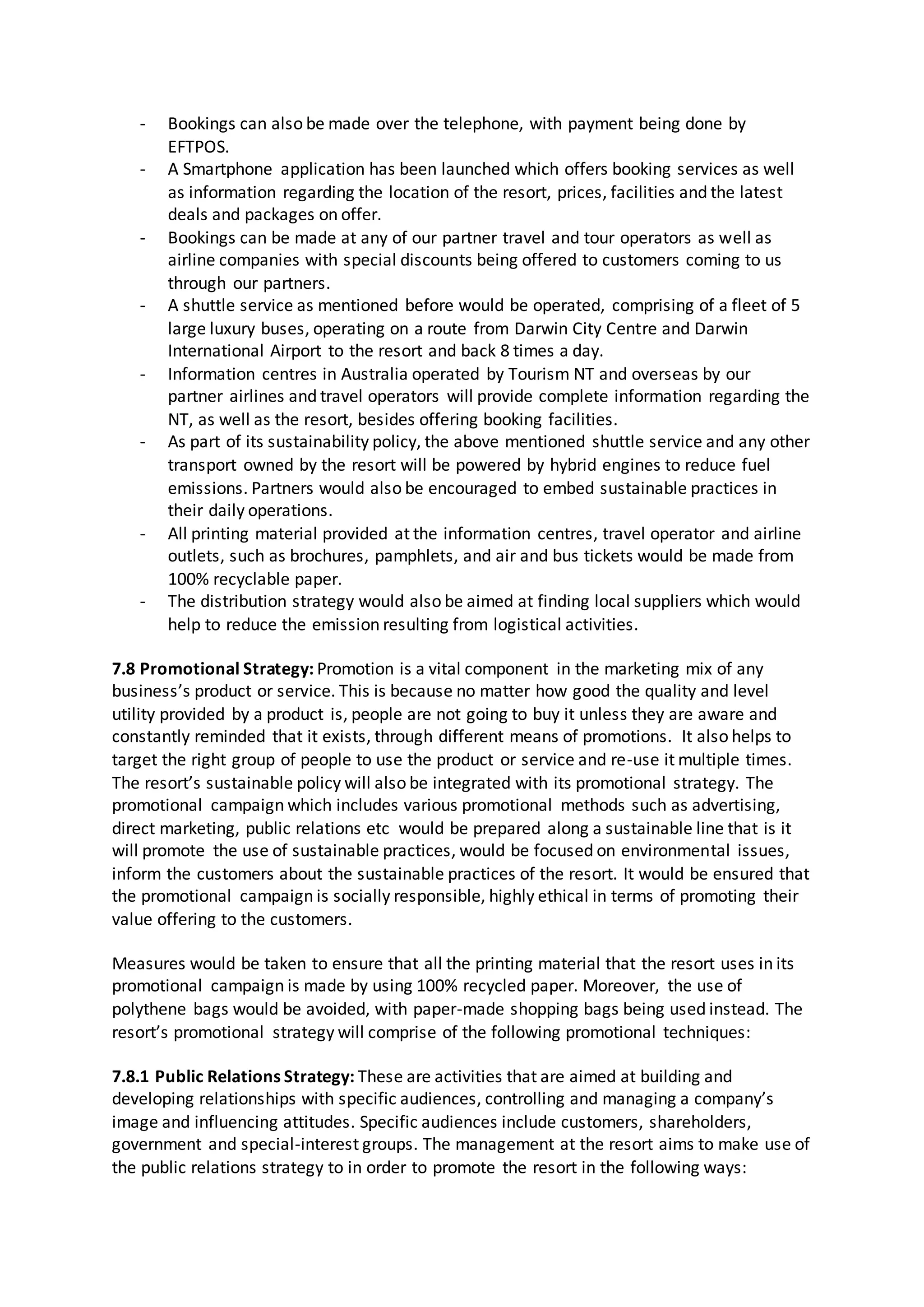 Marketing Plan Assignment | DOCX