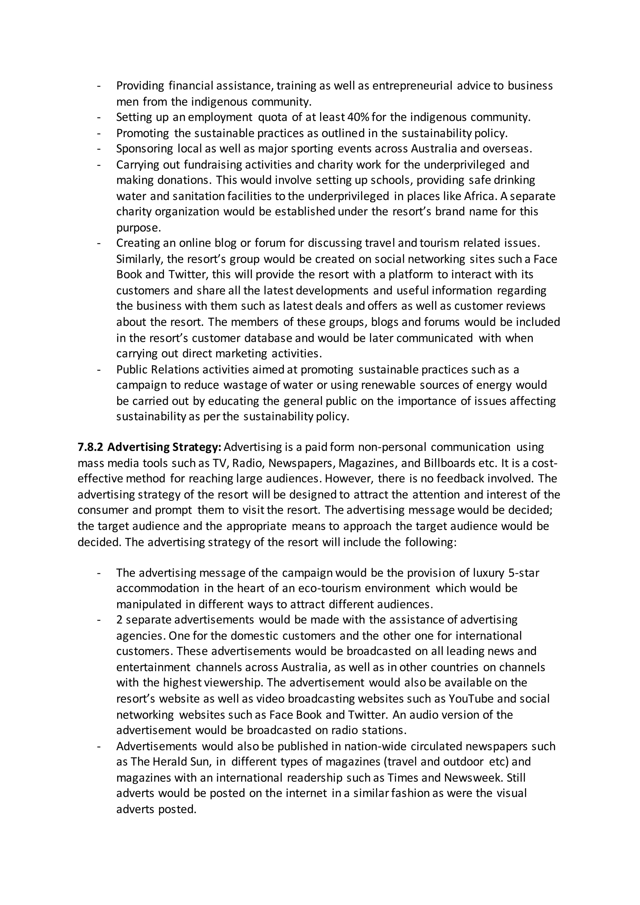 Marketing Plan Assignment | DOCX