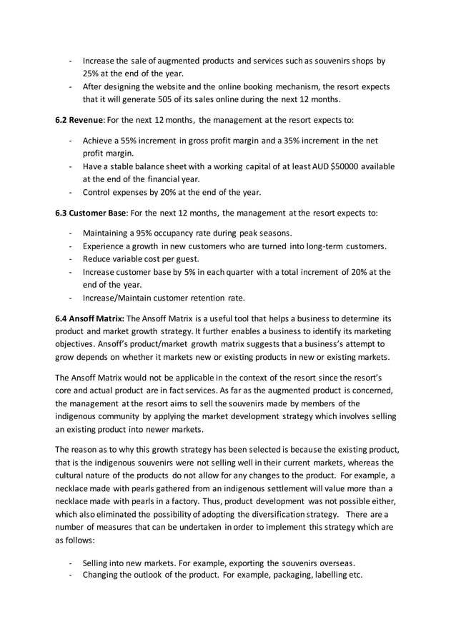 Marketing Plan Assignment | DOCX