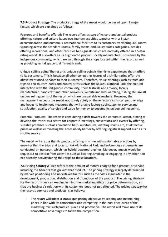 Marketing Plan Assignment | DOCX