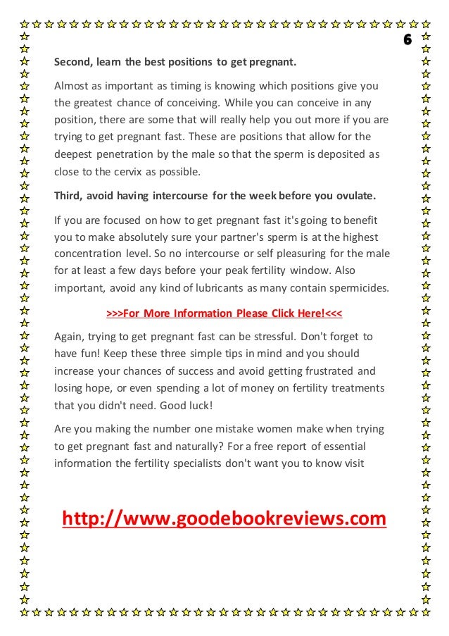 8 Advices On How To Get Pregna!   nt Fast - 8 3 how to get pregnant fast