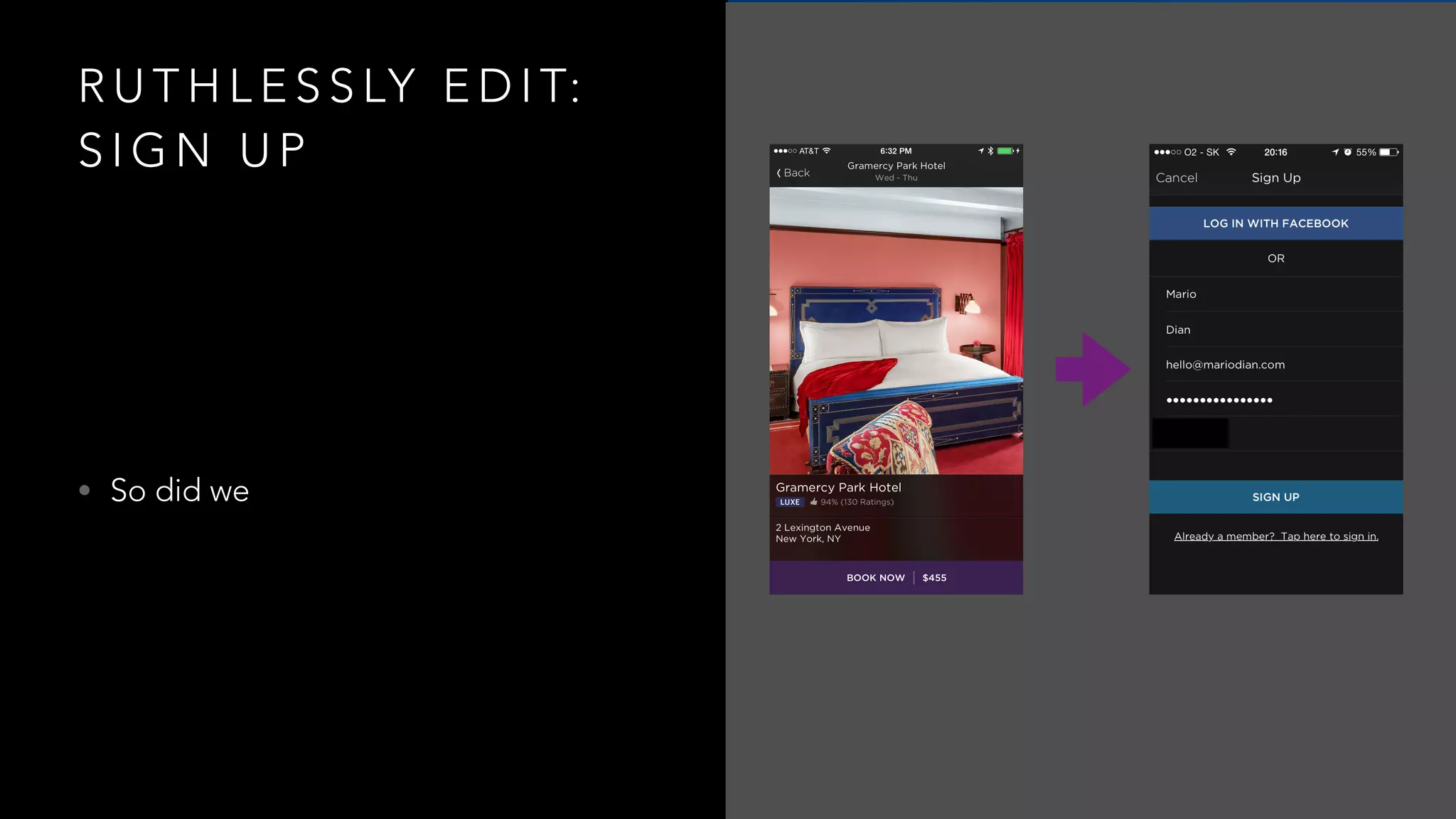 R U T H L E S S LY E D I T:
S I G N U P
• So did we
 