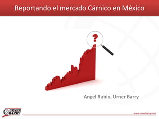 Reportando el mercado Cárnico en México




                    Angel Rubio, Urner Barry
 