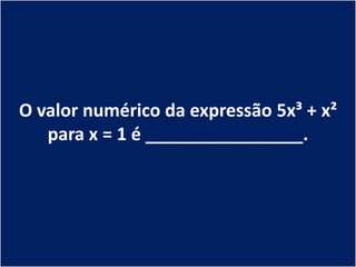 Exercícios de Equação do 1º Grau - I - Quiz