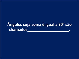 Classificando ângulos - Planos de aula - 6º ano