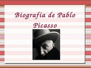 Biografia de Pablo Picasso 