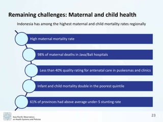 APO The Republic of Indonesia Health System Review (Health in ...