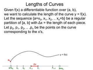 8 arc length and area of surfaces x | PPTX
