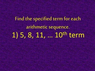 Arithmetic Means | PPT