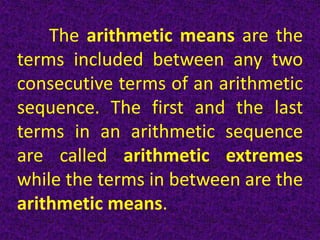Arithmetic Means | PPTX | Science