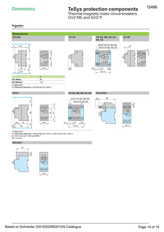 schneider gv2 motor circuit breaker | PDF