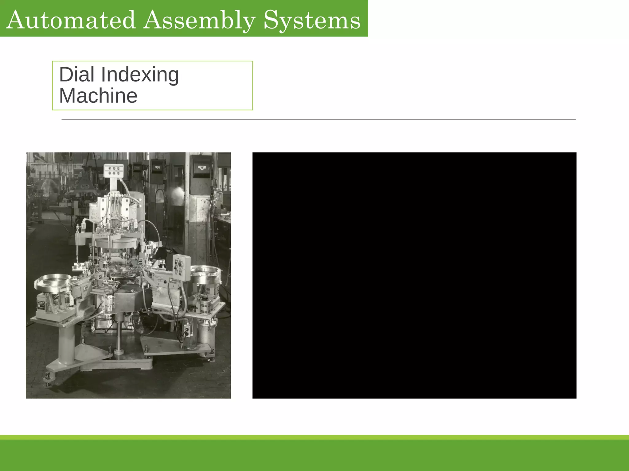 Dial Indexing
Machine
Automated Assembly Systems
 