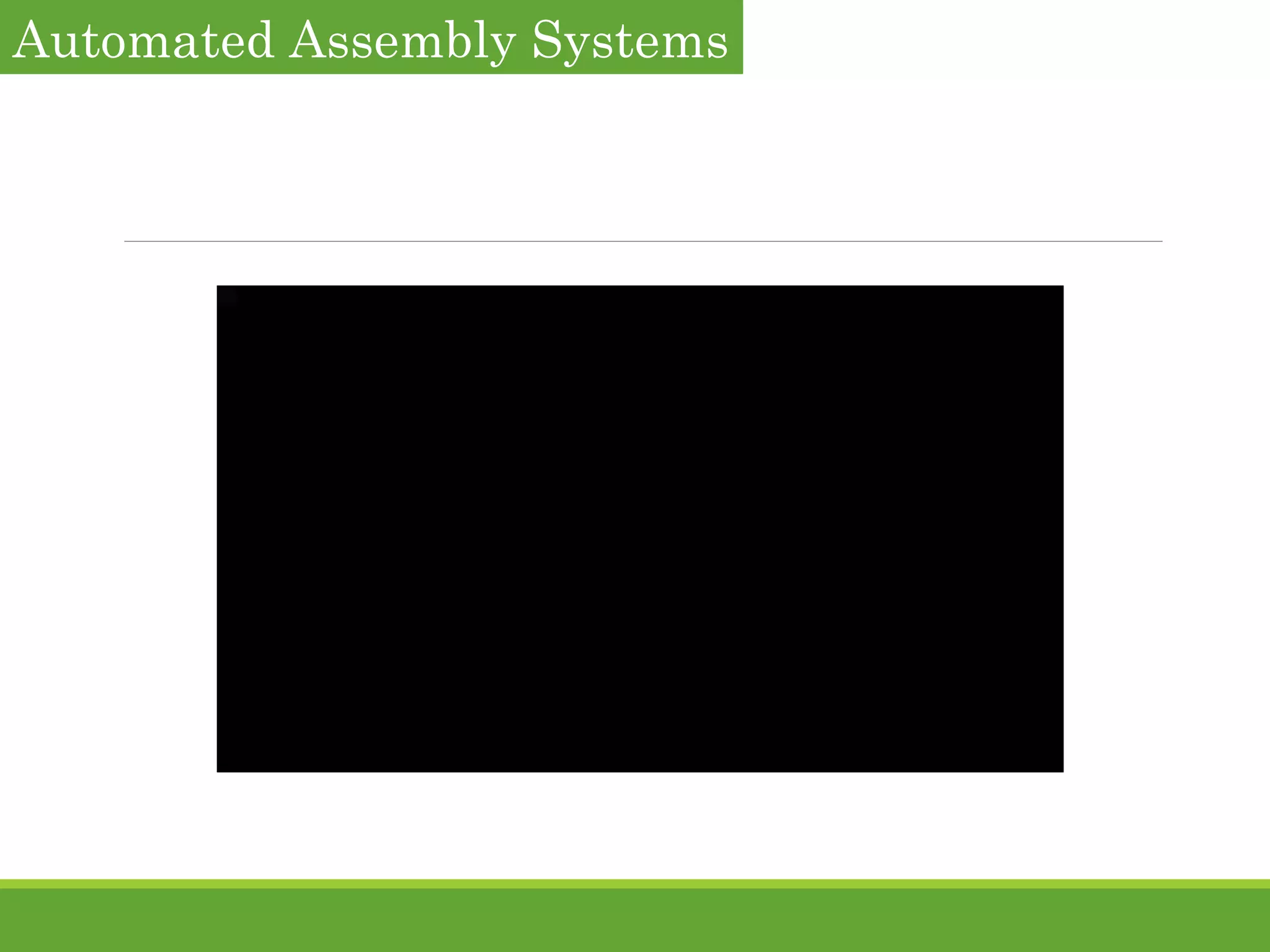 Automated Assembly Systems
 