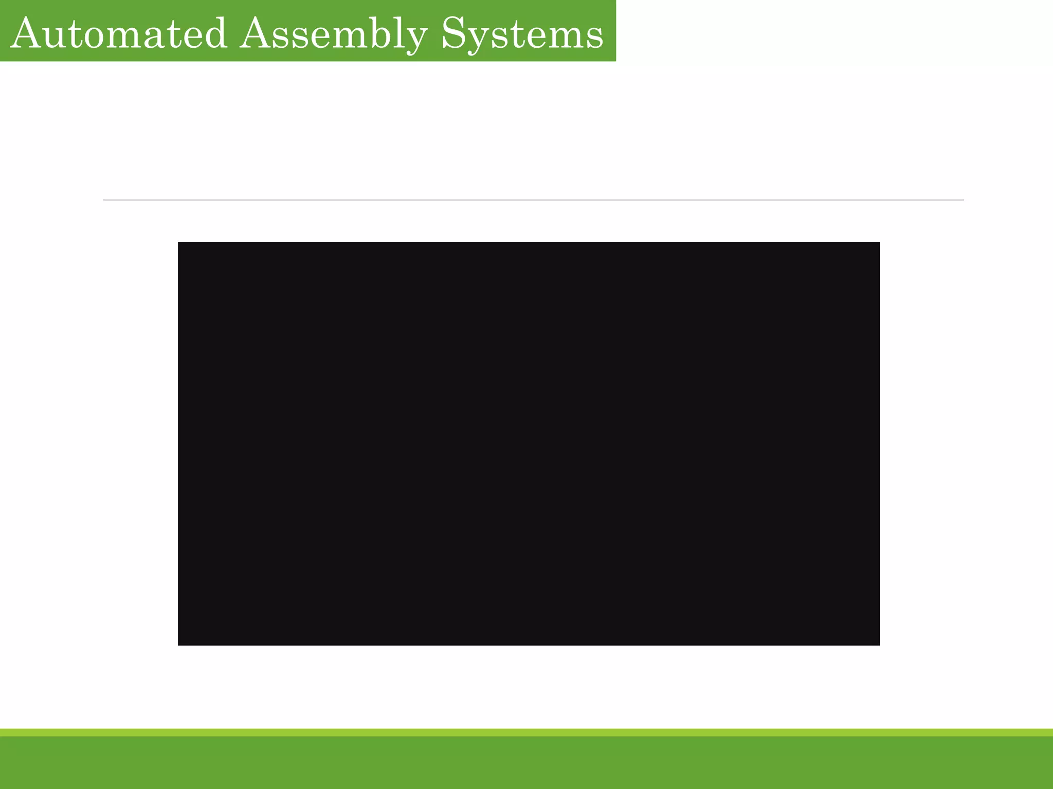 Automated Assembly Systems
 