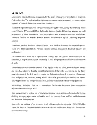 Intern Abstract 2016 internship report | PDF